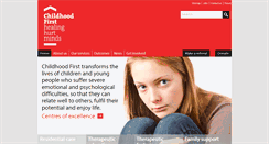 Desktop Screenshot of childhoodfirst.org.uk